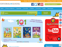 Tablet Screenshot of editorialguadal.com.ar